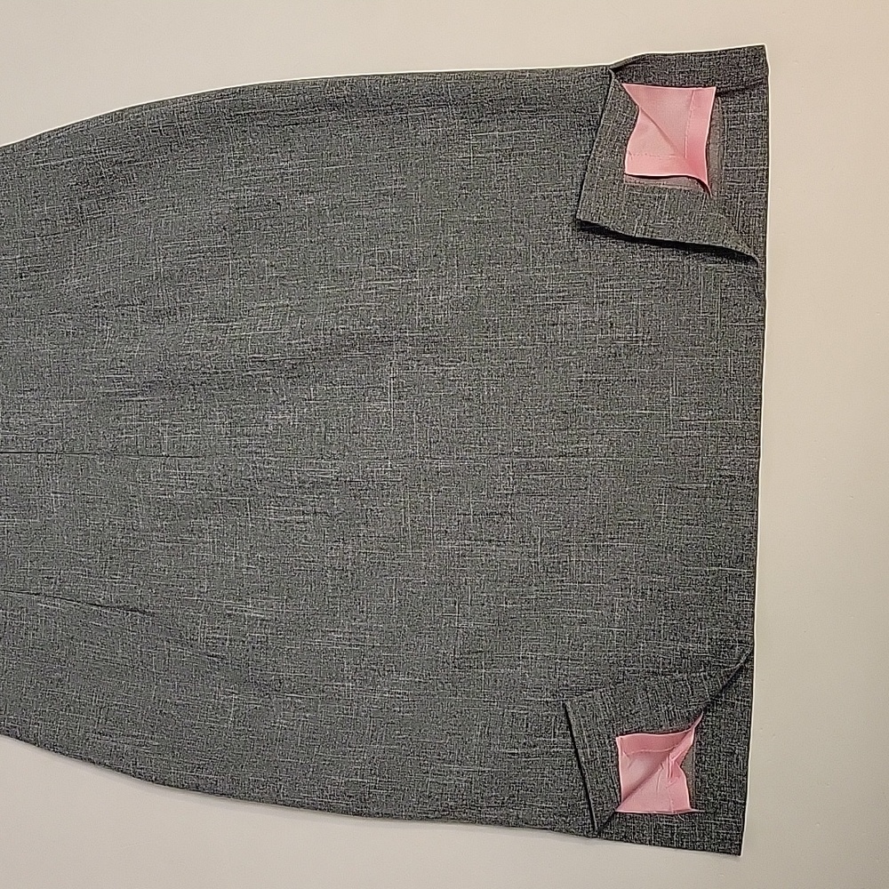 Vintage Donna Ricco New York Petite Size  8P Embroidered Dress Gray - Picture 12 of 16